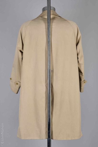 BURBERRYS'
PARDESSUS en gabardine de coton...
