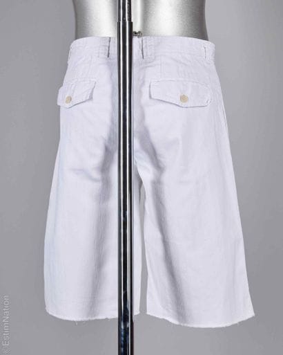 MARC JACOBS
BERMUDA en coton blanc façonné...