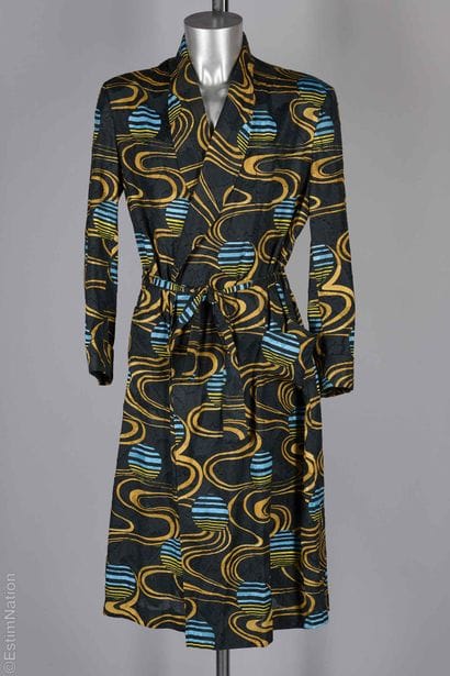 LANVIN VINTAGE
PEIGNOIR d'inspiration japonaise...
