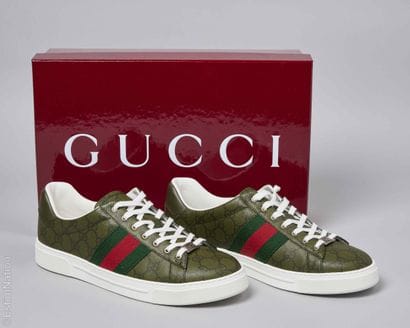 GUCCI
PAIRE DE SNEAKERS 