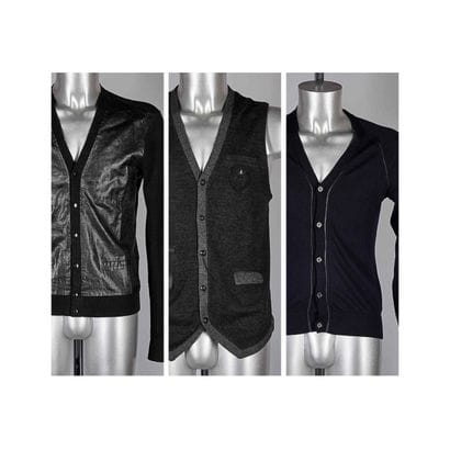 THE KOOPLES
CARDIGAN en lin et viscose noir...