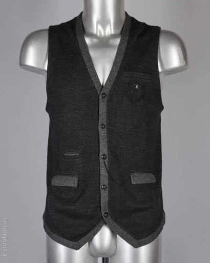 THE KOOPLES
CARDIGAN en lin et viscose noir...