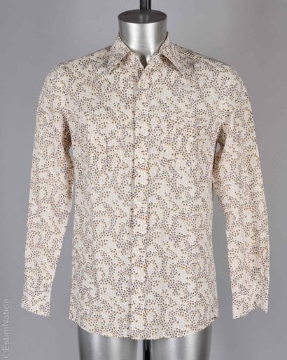 LOUIS VUITTON
CHEMISE en coton blanc imprimée...