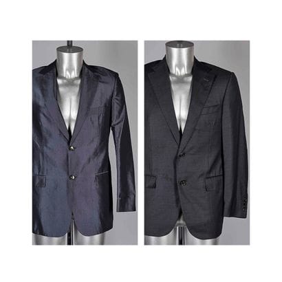 BOSS HUGO BOSS, CORNELIANI
DEUX VESTES grises...