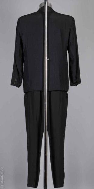 MAX WEAR
COSTUME en soie fluide noir : blazer...