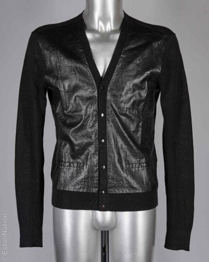 THE KOOPLES
CARDIGAN en lin et viscose noir...