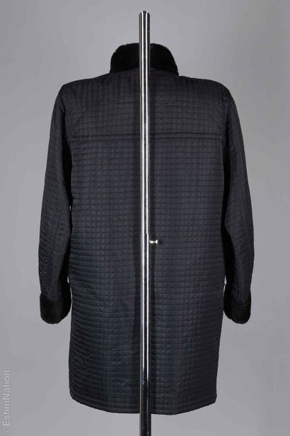 YVES SAINT LAURENT FUR COATS
Black quilted...