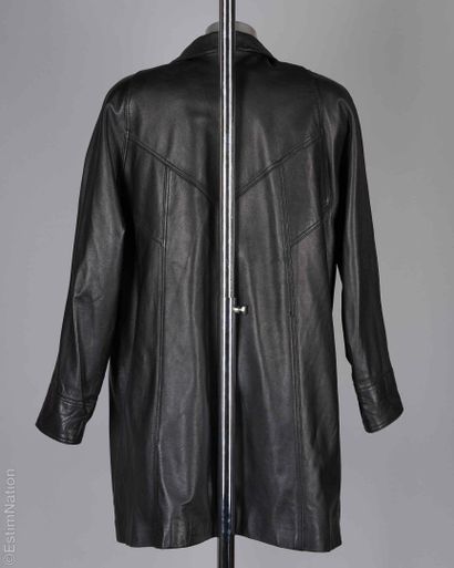 GIOVANNI VINTAGE
Black Nappa lambskin coat,...