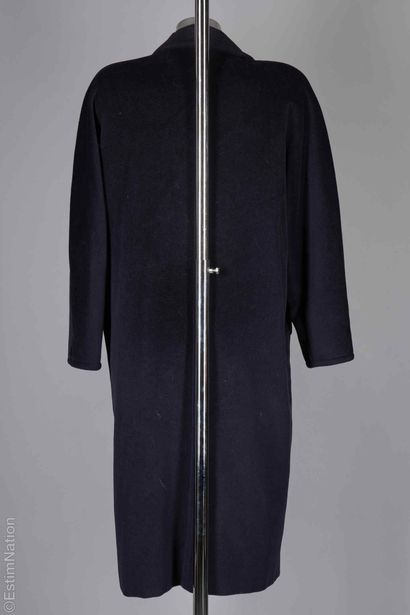 MAX MARA VINTAGE
MANTEAU en laine bleu nuit,...