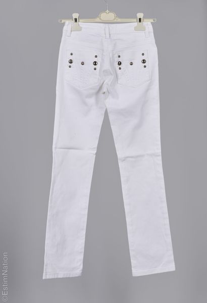 VERSACE
TWO JEANS in stretch denim: the first...