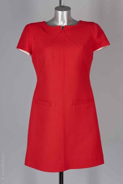 COURRÈGES CIRCA 1990/2000
Flared dress in...