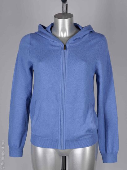 ERIC BOMPARD
Lavender cashmere knit hooded...