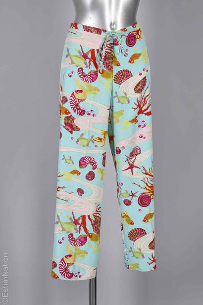NATORI
ENSEMBLE en polyester imprimé turquoise...