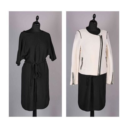 GERARD DAREL
ROBE en crêpe artificiel noir...