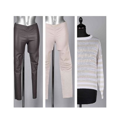 JOSEPH, BRUNELLO CUCINELLI
TWO PAIRS OF stretch...