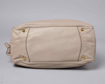 PRADA
Taupe calfskin bag with three compartments,...