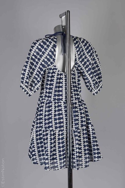 MAJE
Cotton and polyester navy embroidered...