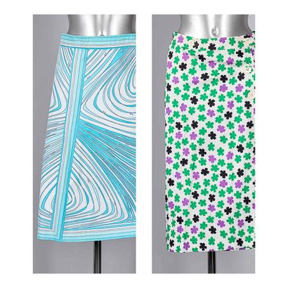 EMILIO PUCCI CIRCA 1980, CELINE CIRCA 1990
JUPE...