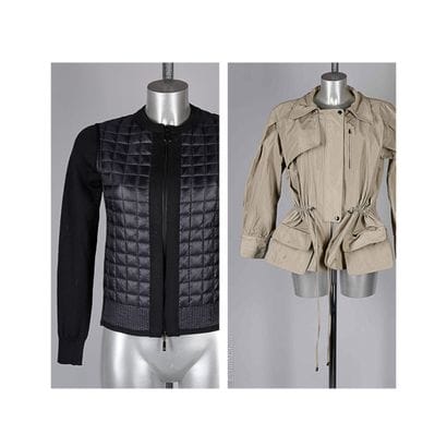 MONCLER, JIL SANDER NAVY
VESTE en lainage...