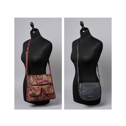 ETRO, LANCEL
BESACE en tissu imprimé de cachemire...