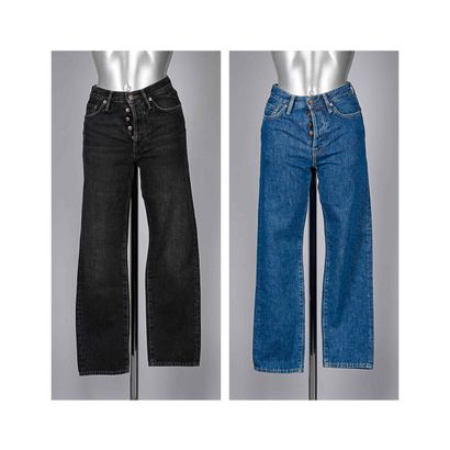 ACNE STUDIOS, BLA KONST
TWO PAIRS OF JEANS...