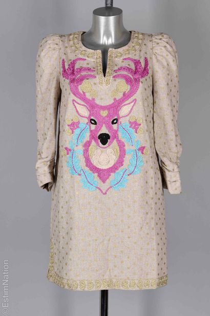 MANOUSH
ROBE en laine et polyester chiné...