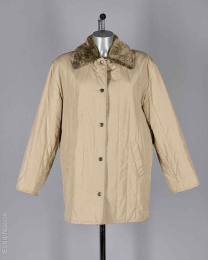 BURBERRYS' VINTAGE
Beige cotton hunting jacket...