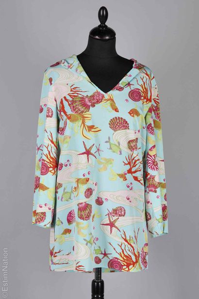 NATORI
ENSEMBLE en polyester imprimé turquoise...