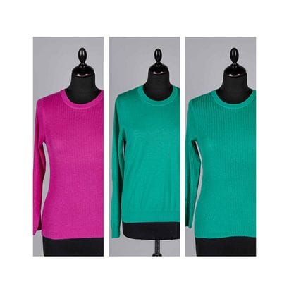 ERIC BOMPARD
THREE cashmere sweaters, two...