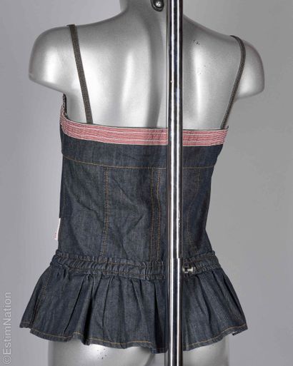 D&G DOLCE & GABBANA
Denim-style cotton tank...