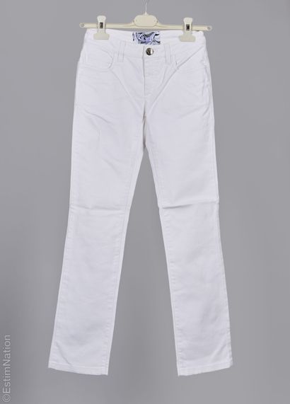VERSACE
TWO JEANS in stretch denim: the first...