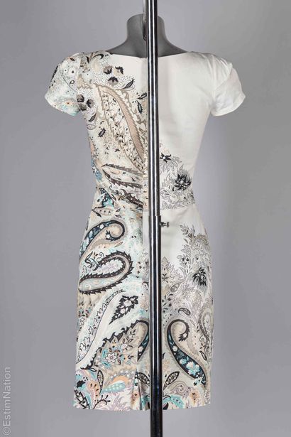 ETRO
ROBE en satin de coton imprimée de boteh...