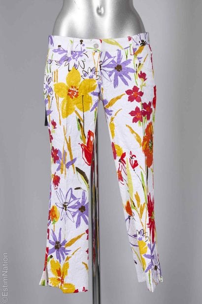 DOLCE & GABBANA
White cotton satin piqué...