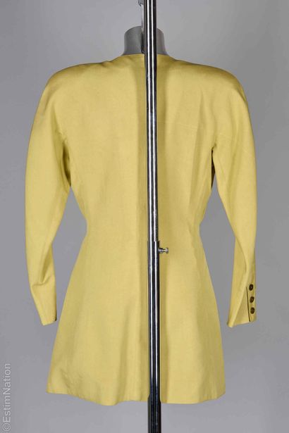 MONTANA CIRCA 1990
Sulfur-yellow silk and...