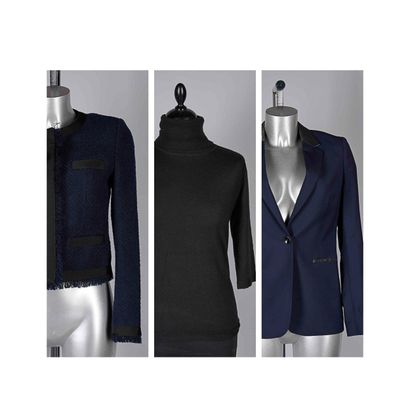 CLAUDIE PIERLOT, PAUL SMITH BLACK
Zippered...