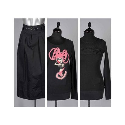 PAULE & JOE, SONIA RYKIEL, RED VALENTINO
Black...