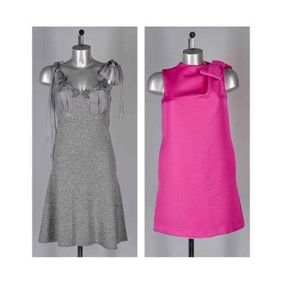 RED VALENTINO
ROBE à bretelles en laine et...