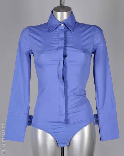 PATRIZIA PEPE
Lavender cotton shirt-bodysuit...