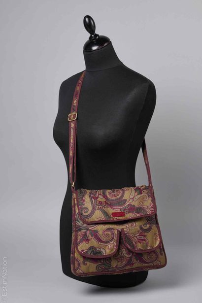 ETRO, LANCEL
BESACE en tissu imprimé de cachemire...