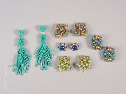 ANONYMOUS CIRCA 1950/60
SET OF FIVE PAIRS...