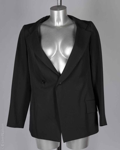 YS YOHJI YAMAMOTO
Jacket in black wool gabardine,...