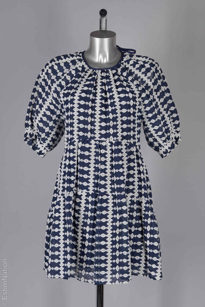 MAJE
Cotton and polyester navy embroidered...