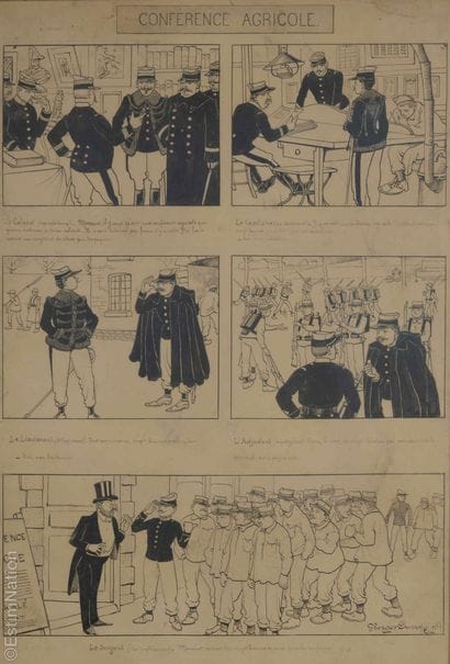 DESSIN DE PRESSE - OMRY 
Georges OMRY (1880-1914)...