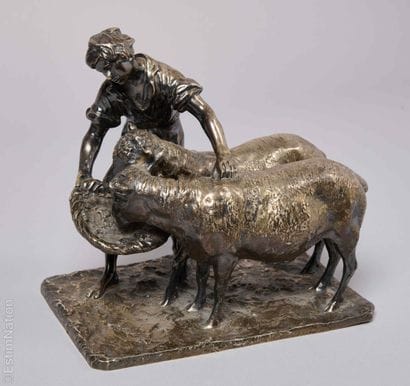 SCULPTURES FIN XIXE - GAUTHERIN
D'après Jean...