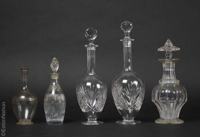 FRENCH GLASSWARE
IN THE STYLE OF BACCARAT,...