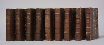 BIBLIOPHILIE - PARIS 
Réunion de neuf volumes...