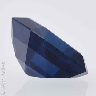 SYNTHETIC SAPPHIRE ON PAPER
A rectangular,...