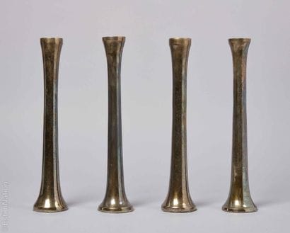 DESIGN XXE
Set of four tapered silver plated...