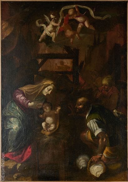 ART ANCIEN
Ecole LORRAINE vers 1630, FRERE...