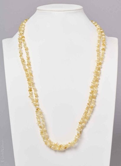 CITRINE PEARL NECKLACE
Long necklace featuring...